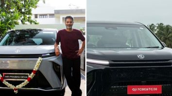 Prabhu Deva adds a new luxury ride to his garage; takes delivery of MG M9 Presidential Limousine
