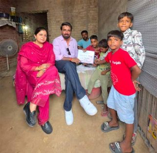 Sonu Sood and sister Malvika revisit victim families of Punjab floods, help them start a better life