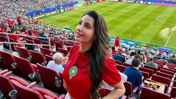 Nora Fatehi says Indian fans supporting Morocco left her teary-eyed at FIFA World Cup: “They were cheering for Morocco and they hugged me”