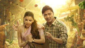 Makers of The India Story unveil new poster featuring Kajal Aggarwal Kitchlu and Shreyas Talpade amid an angry mob