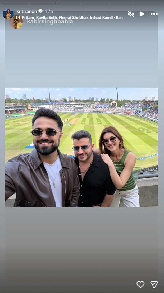 Kriti Sanon and rumoured boyfriend Kabir Bahia spotted together at India vs England match in Birmingham 