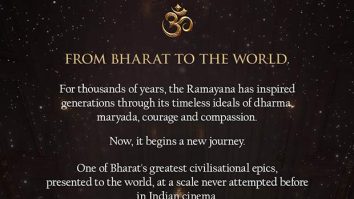 Ranbir Kapoor starrer Ramayana trailer to launch Worldwide on July 24