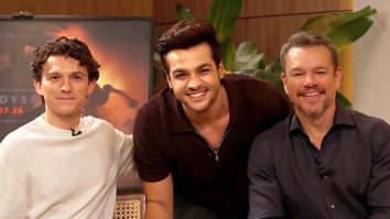 Ashish Chanchlani meets Matt Damon and Tom Holland at Christopher Nolan’s The Odyssey premiere in Mumbai