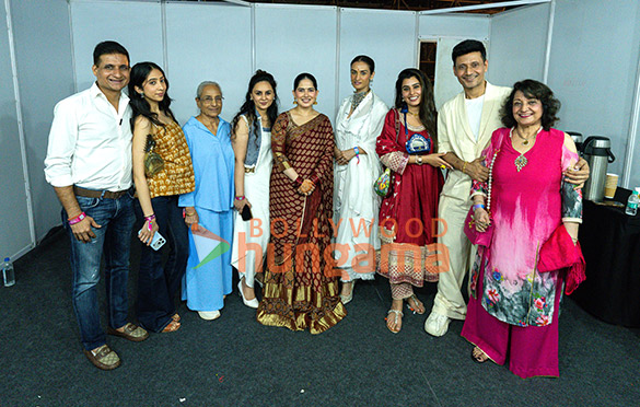 Photos: Abhay Verma, Salim Merchant, Manoj Muntashir, Meet Bros, Sachet and Parampara snapped attending Jaya Kishori’s Divine Concert at NSCI Dome