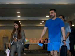 Photos: Arbaaz Khan and Sshura Khan snapped in Bandra