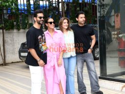 Photos: Neha Dhupia, Angad Bedi, Nupur Sanon and Stebin Ben snapped in Bandra