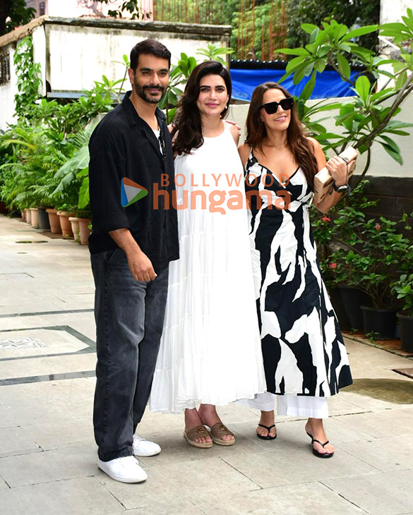 photos neha dhupia and angad bedi are on a double date with karishma tanna 1