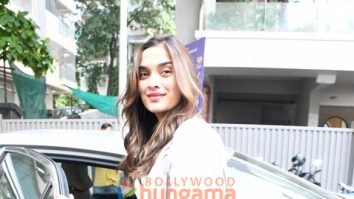 Photos: Saiee Manjrekar snapped outside a salon in Bandra