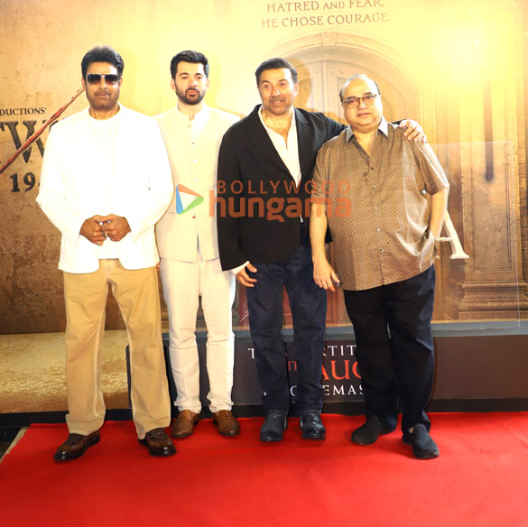 photos sunny deol shabana azmi karan deol rajkumar santoshi javed akhtar and others grace the trailer launch of batwara 1947 412 5