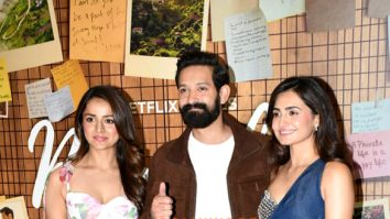 Photos: Vikrant Massey, Vedika Pinto, and Mahima Makwana snapped at Musafir Cafe trailer preview