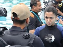 Rashmika Mandanna wraps underwater action sequence for Mysaa; makers call it India’s first female-led underwater fight scene