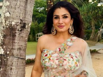Raveena Tandon adopts stray puppy from Welcome To The Jungle sets, names her Zoya after her character Raveena Tandon adopts stray puppy from Welcome To The Jungle sets, names her Zoya after her character