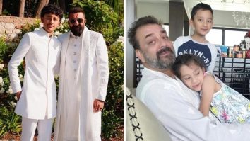Sanjay Dutt’s twins Shahraan and Iqra pen heartfelt birthday wishes, call him the “best dad”