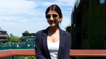 Sreeleela serves power dressing goals in navy pinstripe suit at Wimbledon 2026