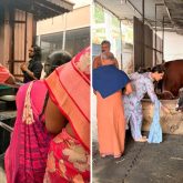 Ram Charan visits Ayyappa temple at Coimbatore with wife Upasana Konidela after wrist surgery