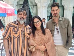 Sunny Leone offers prayers at ISKCON Temple with husband Daniel Weber