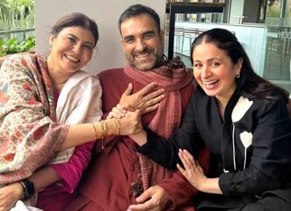 Rasika Dugal drops pictures with Pankaj Tripathi aka Kaleen Bhaiya along with his real-life wife Mridula Tripathi, ahead of Mirzapur: The Movie release