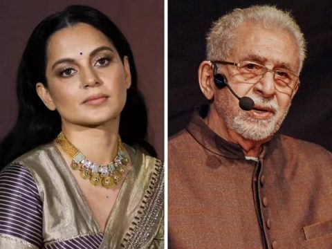 Kangana Ranaut defends calling Naseeruddin Shah ‘lomdi’; says, “Whenever you look at his films, interviews or statements, it is always about Pakistan” Kangana Ranaut defends calling Naseeruddin Shah ‘lomdi’; says, “Whenever you look at his films, interviews or statements, it is always about Pakistan”