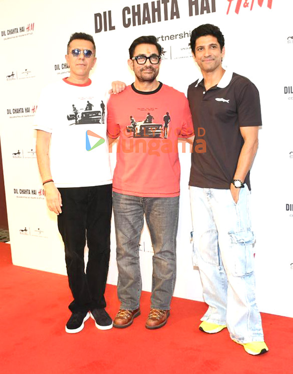 photos aamir khan farhan akhtar and ritesh sidhwani at 25 years celebrations of dil chahta hai 1