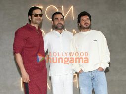 Photos: Ali Fazal, Pankaj Tripathi and Divyenndu snapped at Excel Office for promoting Mirzapur – The Movie