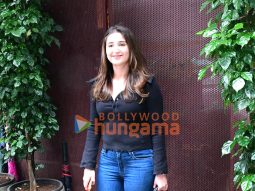 Photos: Dhvani Bhanushali snapped at a salon in Bandra