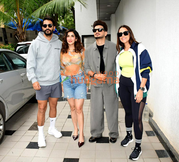 photos neha dhupia angad bedi munawar faruqhi and parul gulati snapped at ariel studio 1