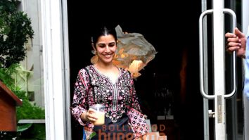 Photos: Nimrat Kaur snapped outside a cafe in Bandra