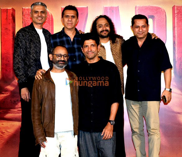 photos pankaj tripathi ali fazal shweta tripathi farhan akhtar ritesh sidhwani sonal chauhan divyenndu abhishek banerjee and rasika dugal snapped at the trailer launch of mirzapur 2