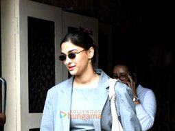 Photos: Saiee Manjrekar snapped outside a restaurant in Bandra