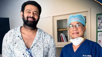 Prabhas posing in a photo with Orthopaedic surgeon Dr KJ Reddy sparks concern among fans
