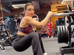 Soha Ali Khan’s intense workout