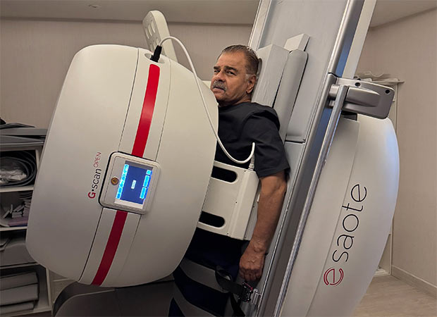 Sharat Saxena shares standing MRI pictures ahead of lumbar spine surgery