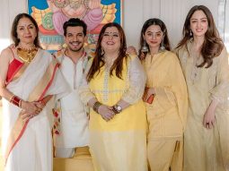 Sandeepa Dhar celebrates Ganesh Chaturthi with Chumbak co-stars, visits Lalbaugcha Raja
