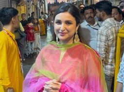 Parineeti Chopra seeks blessings at Lalbaugcha Raja ahead of Shaque: Trust No One premiere