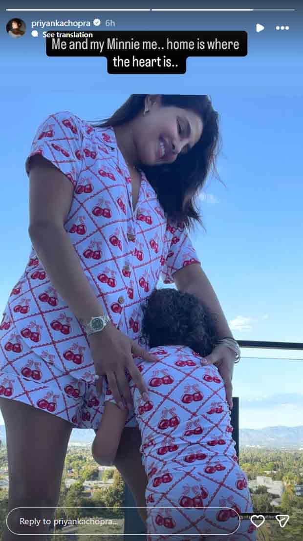 Priyanka Chopra Jonas calls daughter Malti Marie her ‘Minnie Me’ in adorable matching outfit post