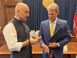 Anupam Kher receives commendation from Georgia governor for contributions to cinema, education and arts: “I will cherish this moment”