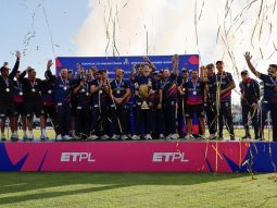 Abhishek Bachchan celebrates ETPL finals: Edinburgh Castle Rockers beat Belfast Wolves to become inaugural champions