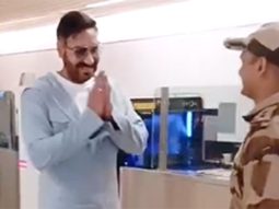 Ajay Devgn is all smiles as he arrives in Assam