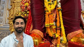 Ayushmann Khurrana seeks blessings at Lalbaugcha Raja Ganpati ahead of his film releases; says “Only gratitude”