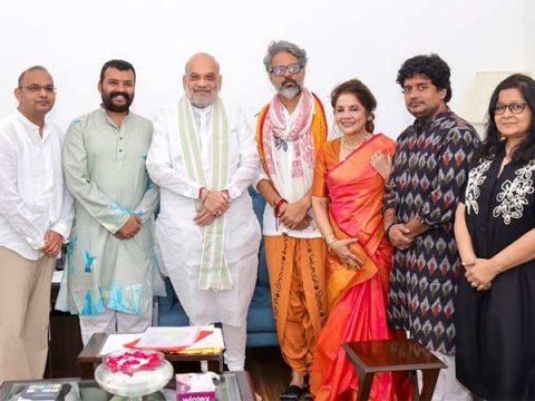 Hanuman Ansh team meets Home Minister Amit Shah in New Delhi Hanuman Ansh team meets Home Minister Amit Shah in New Delhi