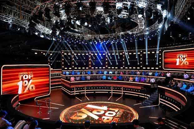 India Ke Top 1% set revealed: Inside the grand amphitheatre arena built for 100 contestants in the Anil Kapoor hosted show