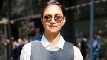 Keerthy Suresh makes Milan Fashion Week debut at Giorgio Armani show in sleek grey tailoring