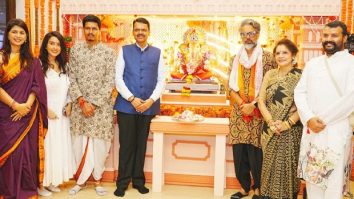 Maharashtra CM Devendra Fadnavis meets Hanuman Ansh team at his residence Varsha; congratulates Vishal Chaturvedi