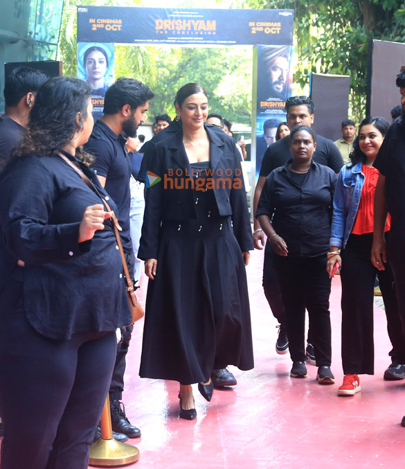 photos ajay devgn shriya saran tabu and others grace the trailer launch of drishyam the conclusion in goa 26 2