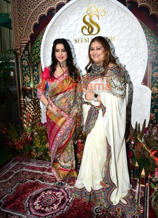 Photos: Amruta Fadnavis and Seema Singh snapped at SPO store in Khar