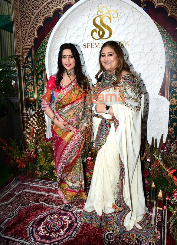 Photos: Amruta Fadnavis and Seema Singh snapped at SPO store in Khar
