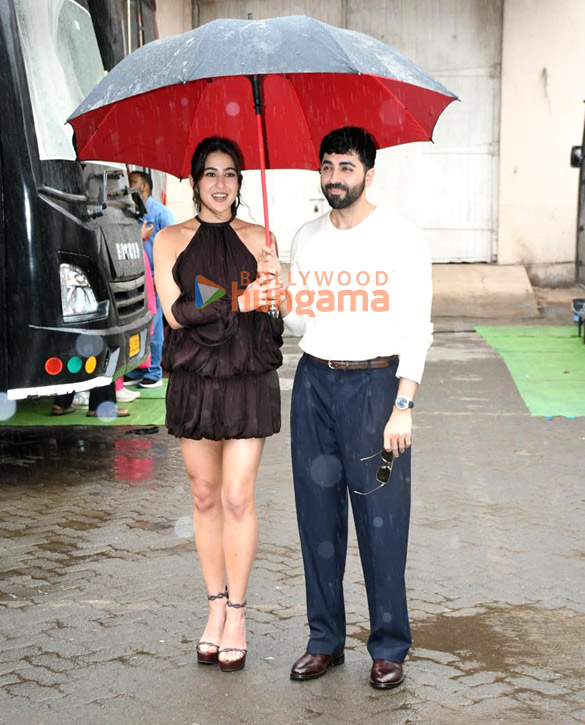 photos ayushmann khurrana and sara ali khan snapped promoting udta teer 3