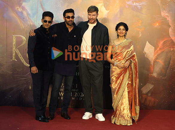 photos mr beast snapped with team ramayana ranbir kapoor sai pallavi nitesh tiwari namit malhotra and ravie dubey 6