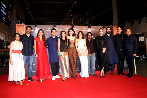 photos ranveer singh fatima sana shaikh sidhant gupta and others grace the screening of hunkkaar the roar 4