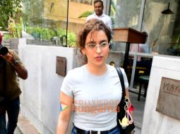 Photos: Sanya Malhotra snapped in Bandra